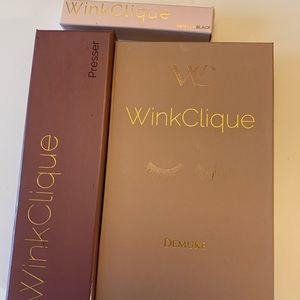 WinkClique Lashes, Lash Glue, & Presser